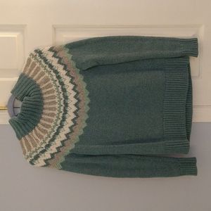 Ann Taylor Loft Fairisle Turtleneck